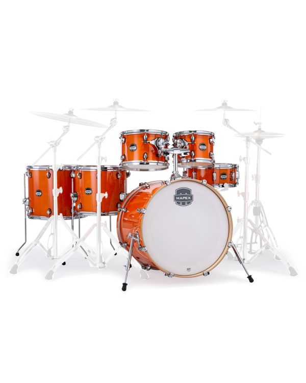 Mapex Mars Maple Shell Pack Glossy Amber 6pc