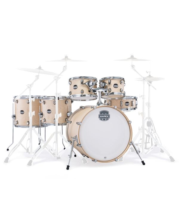 Mapex Mars Maple Drum Shell Pack 6pc Natural Satin
