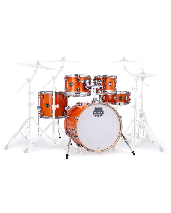 Mapex Mars Maple Shell Pack 5pc Glossy Amber 