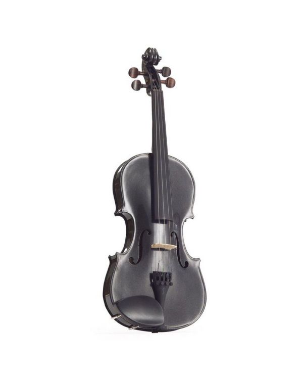 Harlequin 1401EBK Violin Outfit, Black 1-2