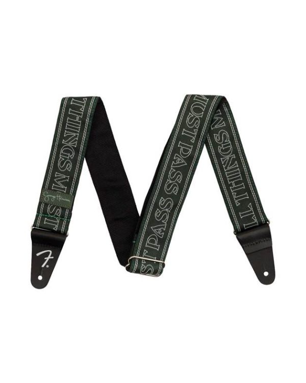 Fender George Harrison All Things Must Pass Logo Strap Green