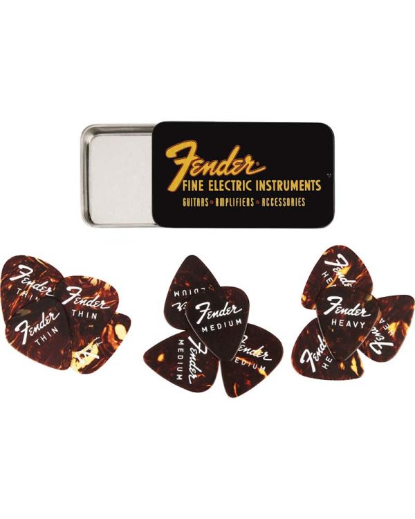 Fender Fine Electric Pick Tin (12 Pack)