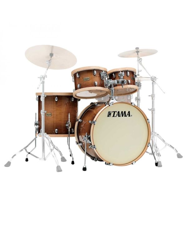 Tama Slp Drum Kit 4pc Shell Pack Studio Maple Gloss Sienna