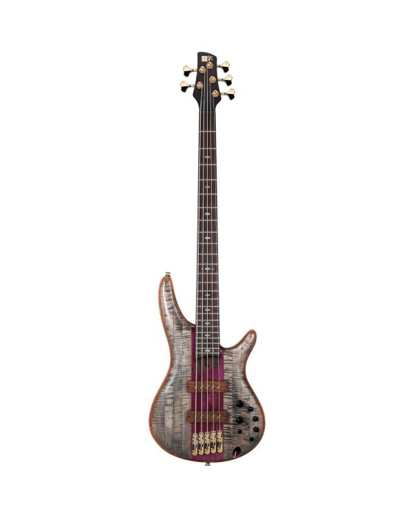 Ibanez SR5CMDX-BIL 5-String Bass, Black Ice Low Gloss