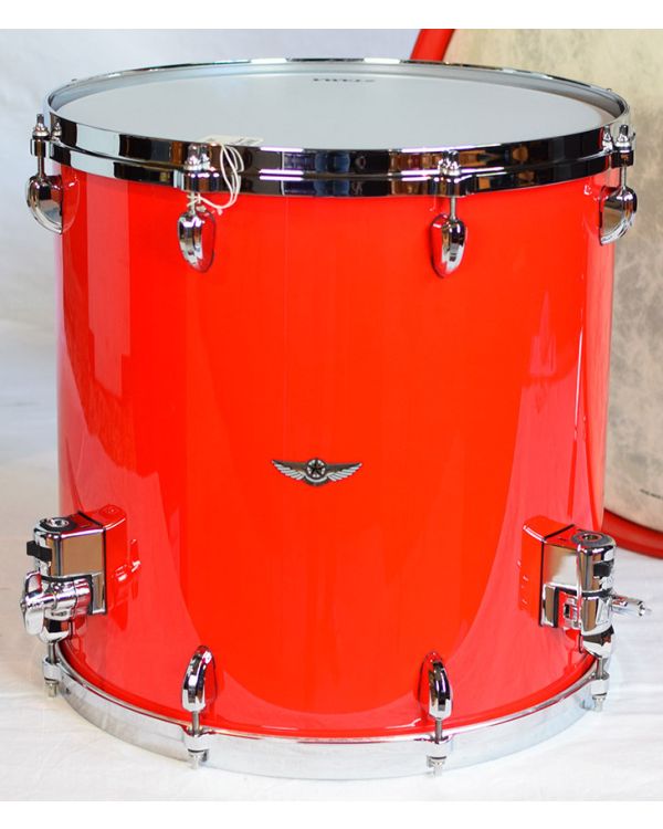 Tama Star Maple 14 X 14 Floor Tom Solid Candy Red