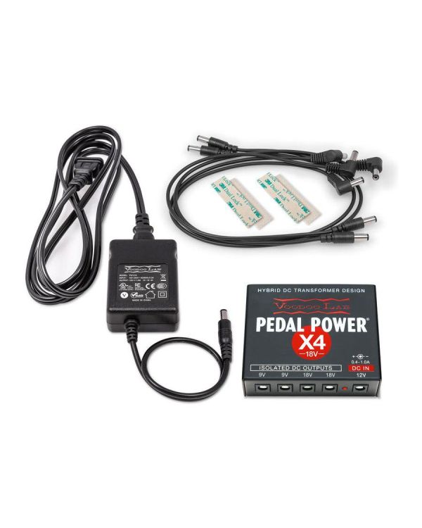 Voodoo Lab Pedal Power X4 18V with PSU