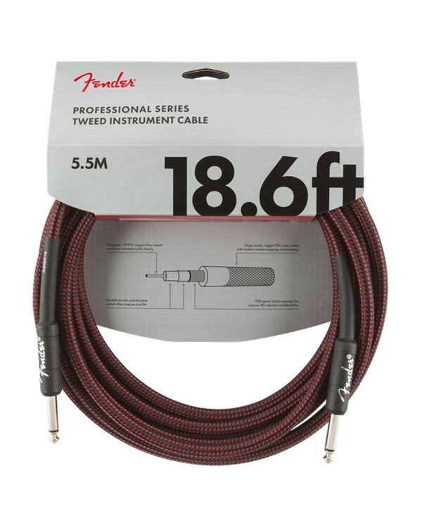 Fender Professional Series Cable 18.6 Red Tweed