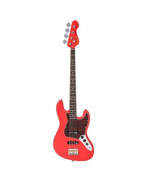Vintage VJ74 Re-Issued Bass, Firenza Red