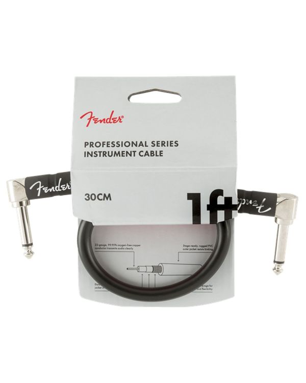 Fender Professional Series Cable 1ft Angle/Angle 