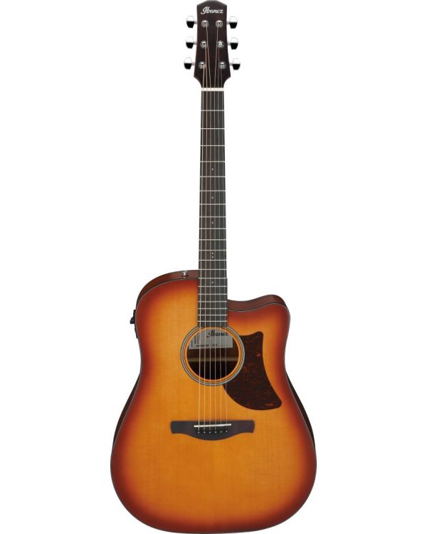Ibanez AAD50CE-LBS Electro Acoustic Guitar, Light Brown Sunburst Low Gloss