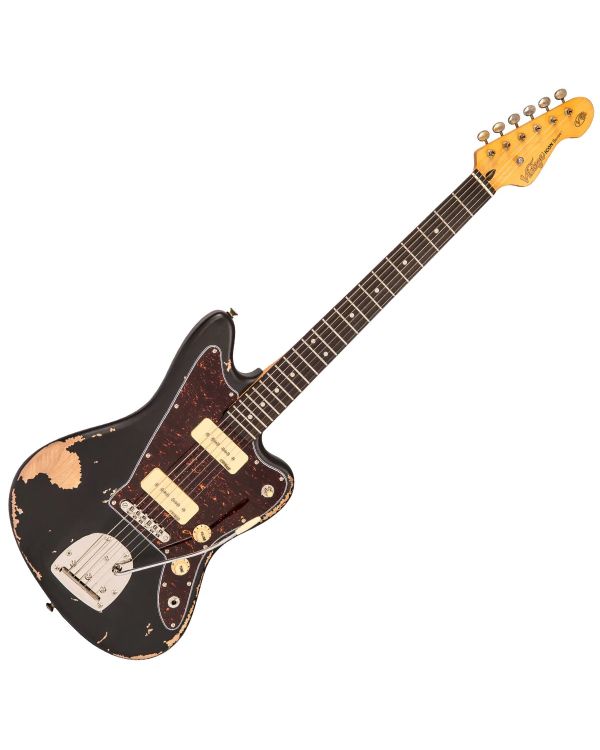 Vintage V65V Icon Electric Guitar Black