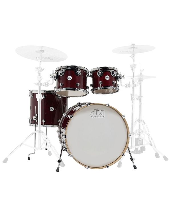 DW Design Series Cherry Stain 22" Shell Pack