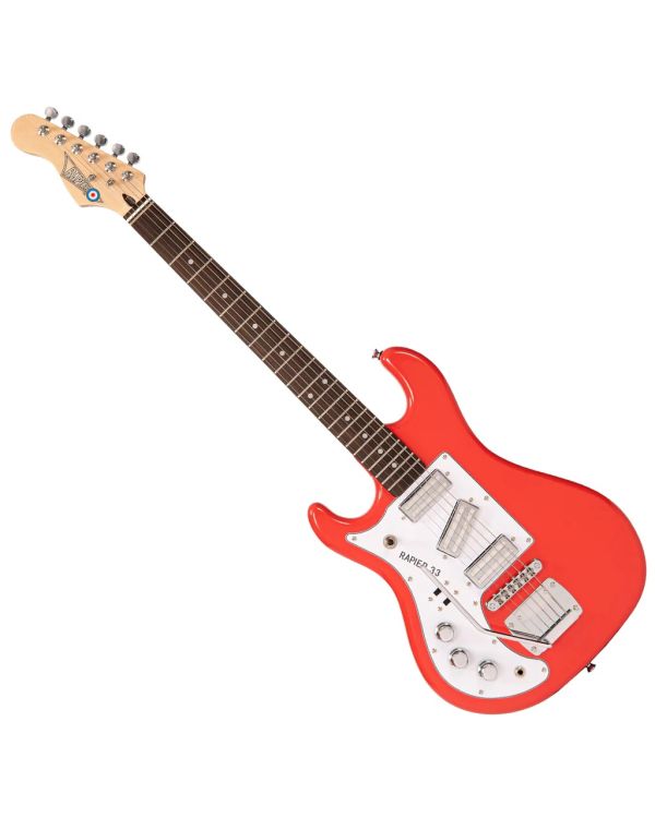 Rapier 33 Left Hand Electric Guitar, Fiesta Red