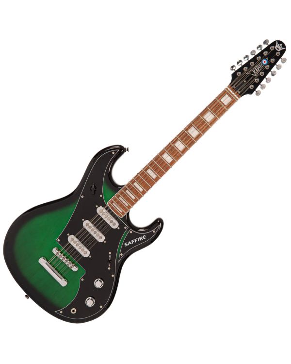 Saffire 12 Electric Guitar, Greenburst