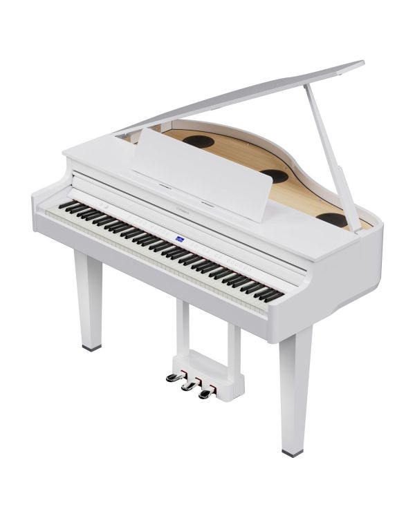 Roland GP-6 Digital Grand Piano, Polished White
