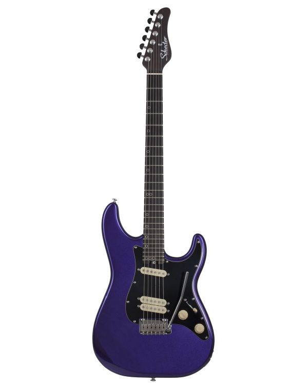 Schecter MV-6 Multi Voice Electric Guitar, Metallic Purple