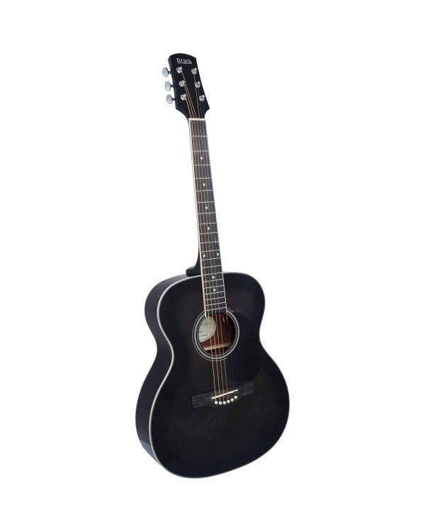 Adam Black O-2 See-Through Black Acoustic Guitar