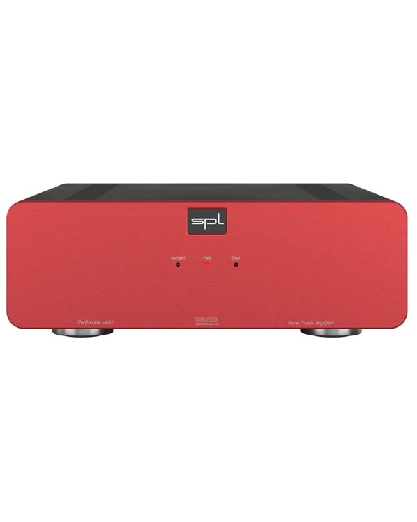 SPL Performer s800 Stereo Power Amplifier, Red