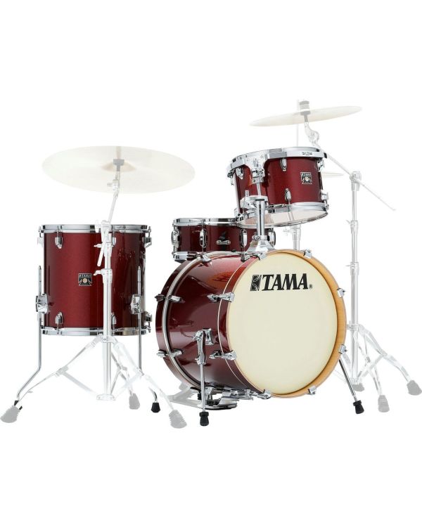 Tama Superstar Classic 18" 4 Piece Shell Pack Dark Red Sparkle