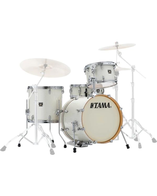 Tama Superstar Classic 18" 4 Piece Shell Pack Vintage White Sparkle