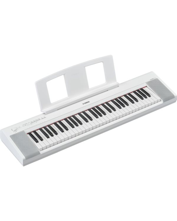 Yamaha Piaggero NP-15 Portable Keyboard, White