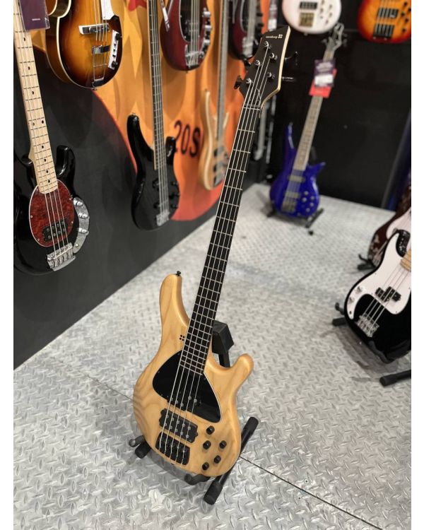 Pre-Owned Sandberg Basic VM5 5-String Bass Guitar, Matt Natural 