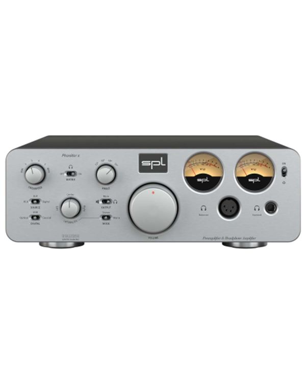 SPL Phonitor X DAC768XS Headphone Amplifier and Preamp, Silver