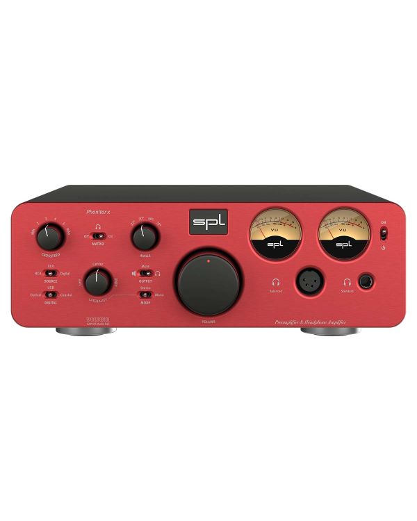 SPL Phonitor X Headphone Amplifier and Preamp, Red