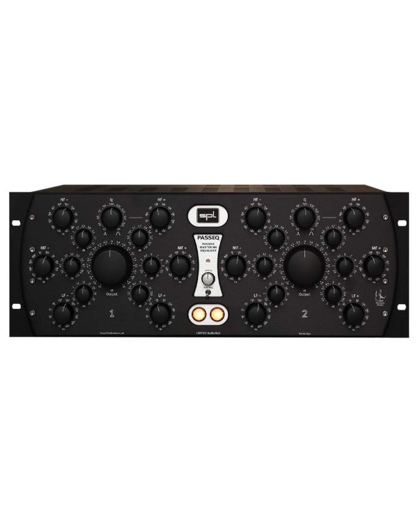 SPL Passeq Dual Channel Passive Mastering Equalizer, All Black
