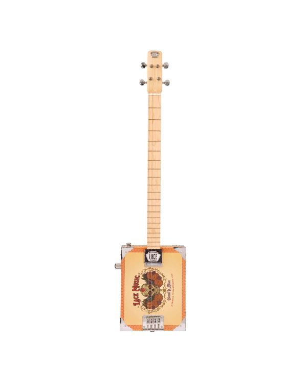 Lace Electric Cigar Box Guitar, Dead Is Alive, 4 String