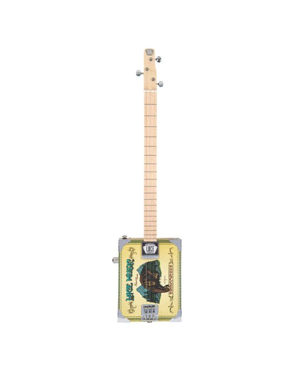 Lace Electric Cigar Box Guitar, Grizzly Bear, 3 String
