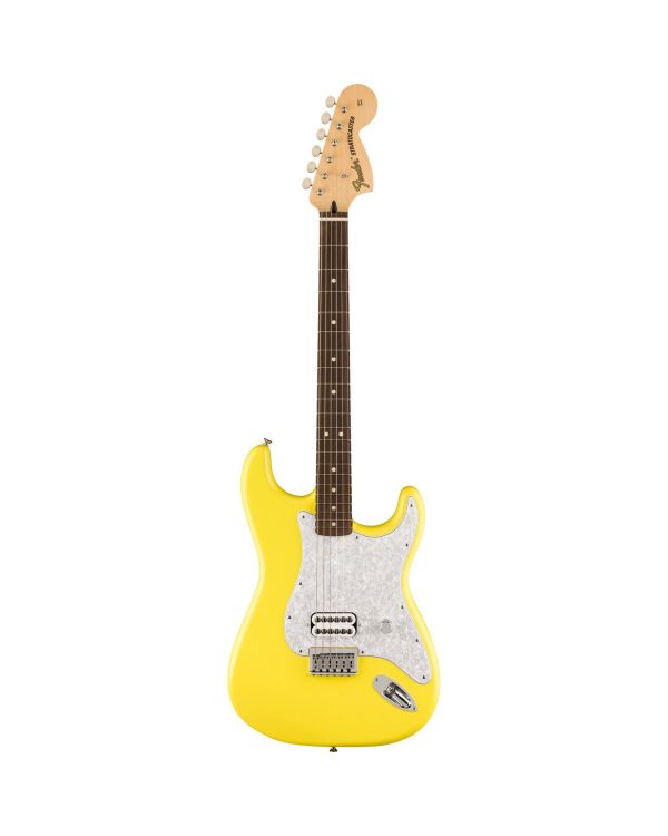 Fender Ltd Edition Tom Delonge Stratocaster Rw, Graffiti Yellow