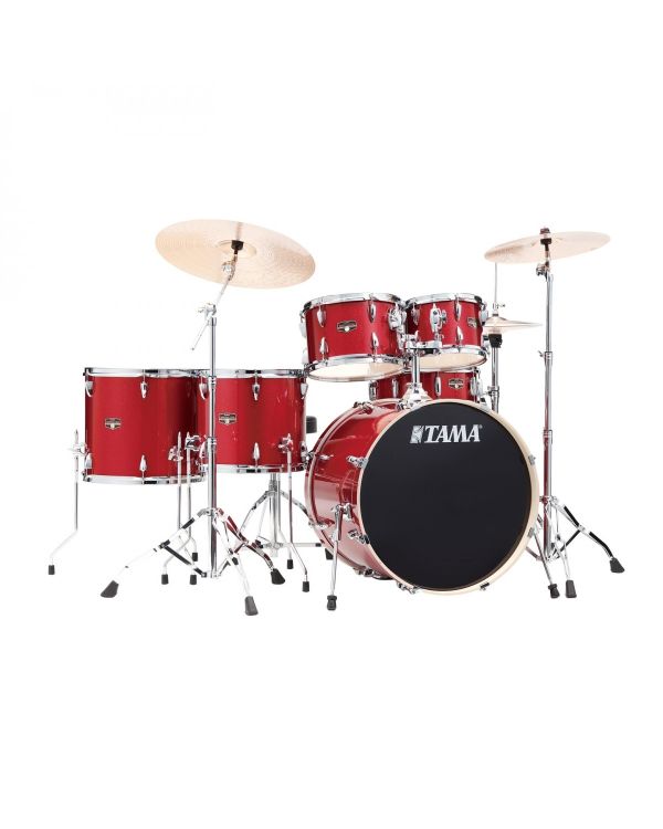 Tama Imperialstar 6pc Kit With Hardware-Burnt Red Mist