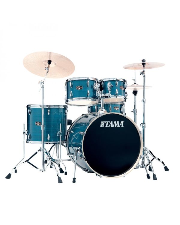 Tama Imperialstar 5Pc Kit With Hardware Hairline Blue