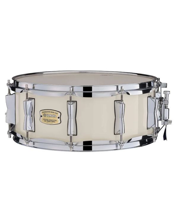 Yamaha Stage Custom Birch 14x5.5 Inch Snare Drum Classic White