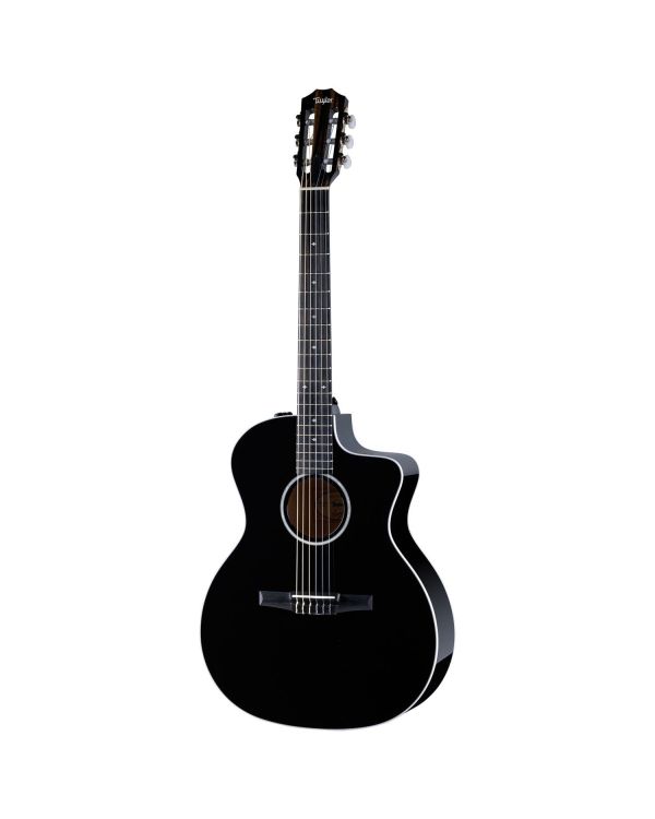 Taylor 214ce-N Deluxe Electro Classical Guitar, Black