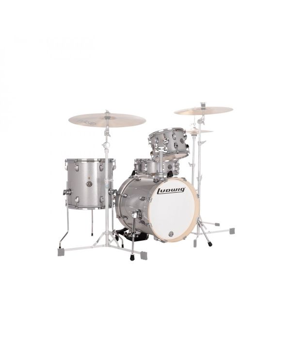 Ludwig Breakbeats By Questlove Drum Kit Silver Sparkle