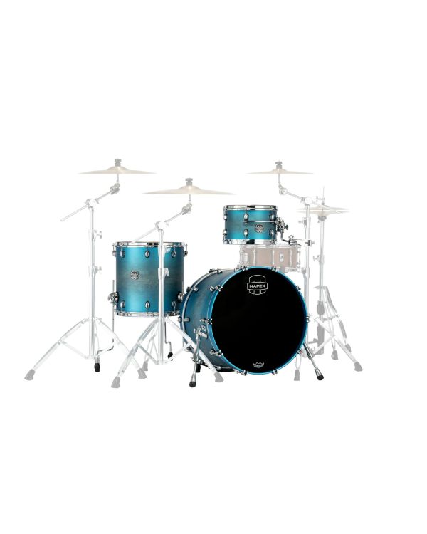 Mapex Saturn Evo Exotic Azure Blue 3 Piece Shell Pack