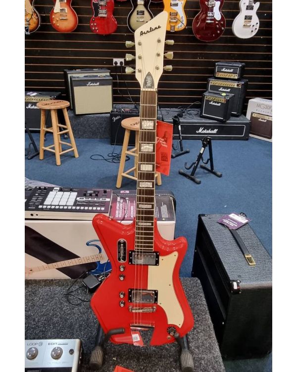 Pre-Owned Eastwood Airline 59 2P Electric Guitar, Red