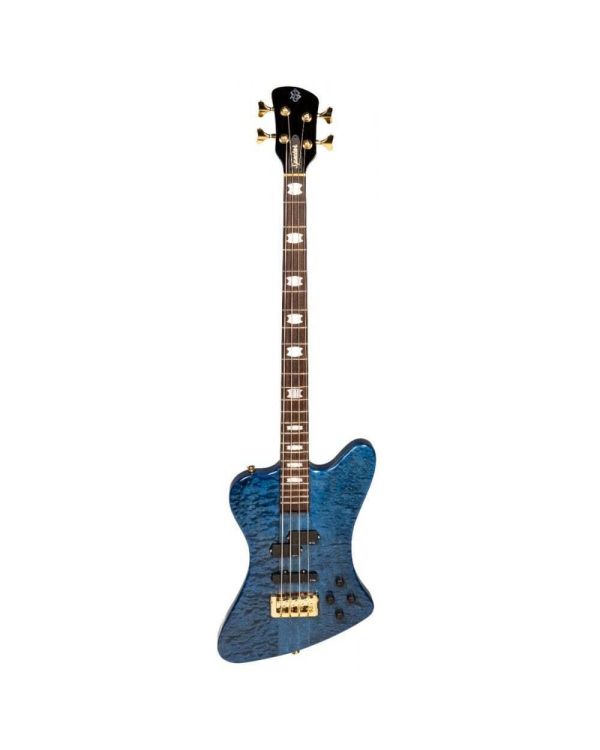 Spector Euro 4X Black Blue Gloss Electric Bass