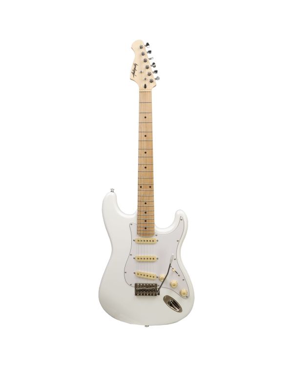 Antiquity Legends Woodstock St1 Electric Guitar, White