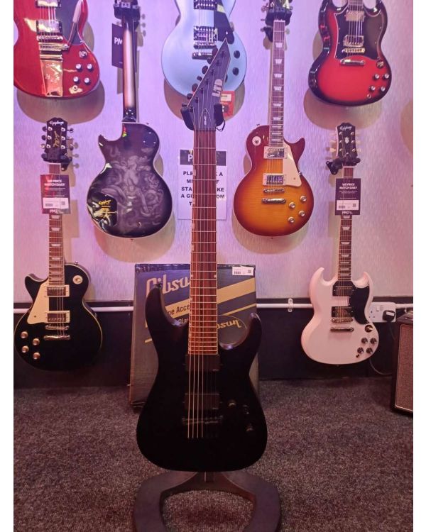Pre-Owned ESP LTD MH-417, 7-String Electric Guitar, Black Satin