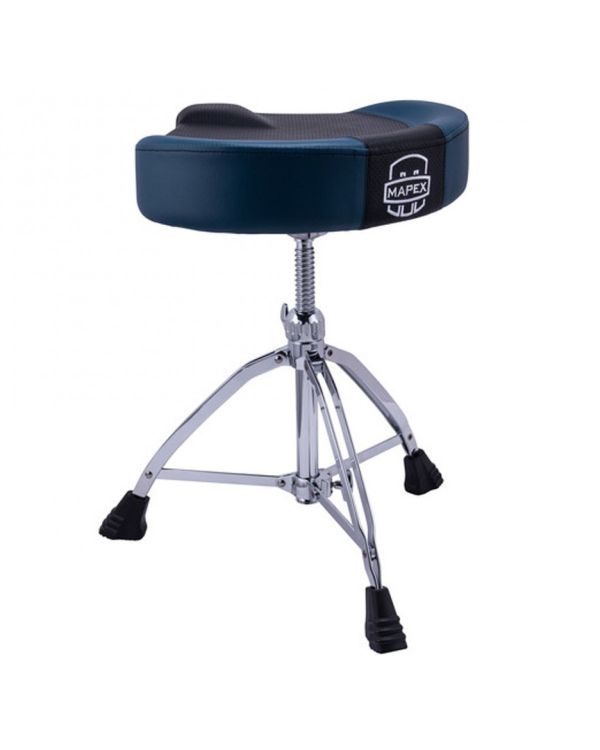 Mapex Saddle Style Seat T855 Drum Throne - Blue