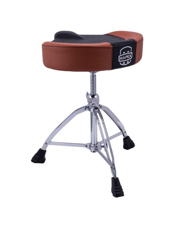 Mapex Saddle Style Seat T855 Drum Throne - Brown