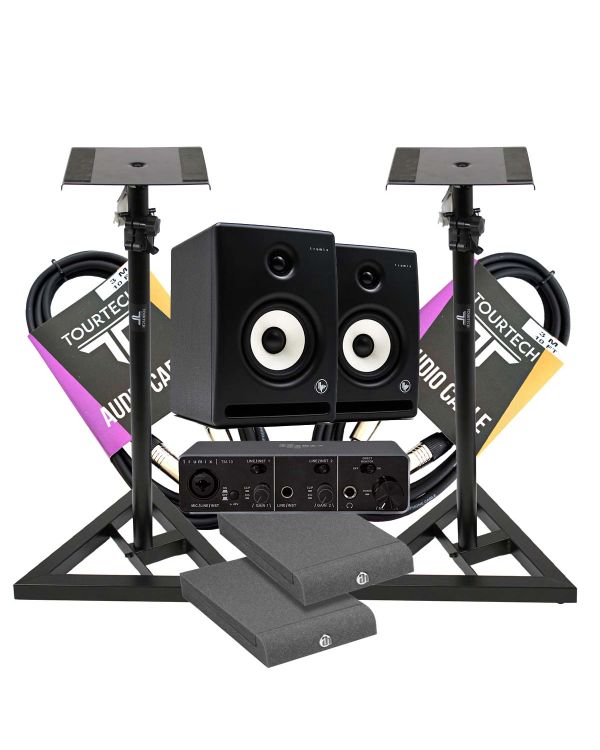 Trumix Complete 5" Studio Monitor Bundle with Stands