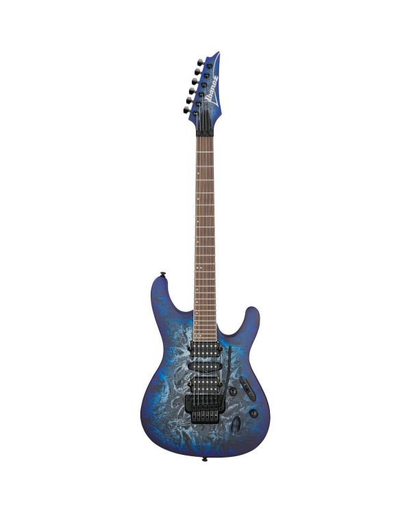 Ibanez S770-CZM Electric Guitar, Cosmic Blue Frozen Matte