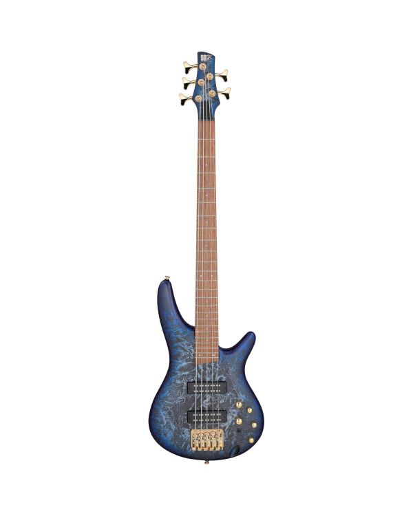 Ibanez SR305EDX-CZM 5-String Bass, Cosmic Blue Frozen Matte