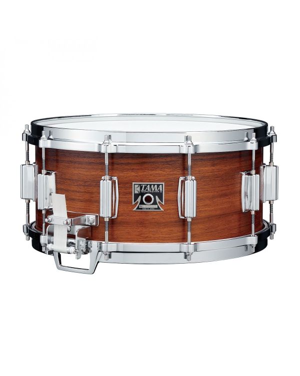Tama Mastercraft Rosewood 14x6.5 Snare Drum featuring 7.5mm, 15ply All Rosewood Shell