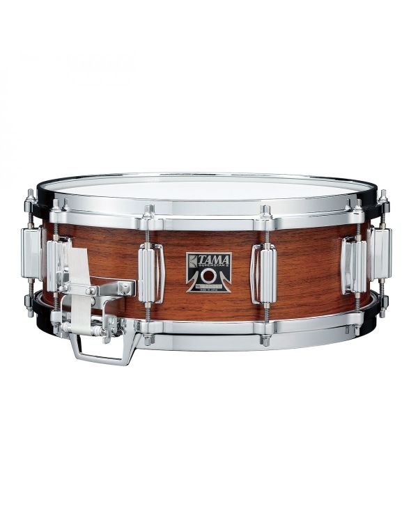 Tama Mastercraft Rosewood 14x5 Snare Drum featuring 7.5mm, 15ply All Rosewood Shell
