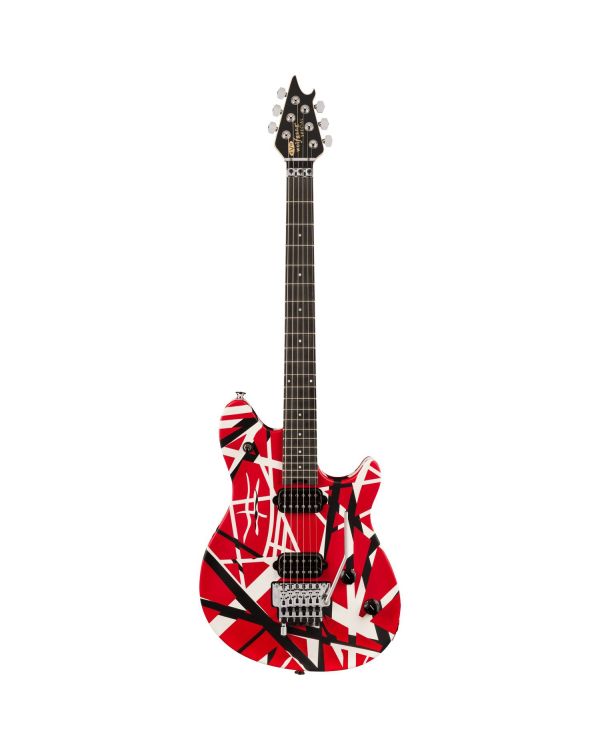 EVH Wolfgang Special Electric Guitar, Red With BW Stripes